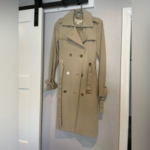 LIKE NEW Tan Trench Coat